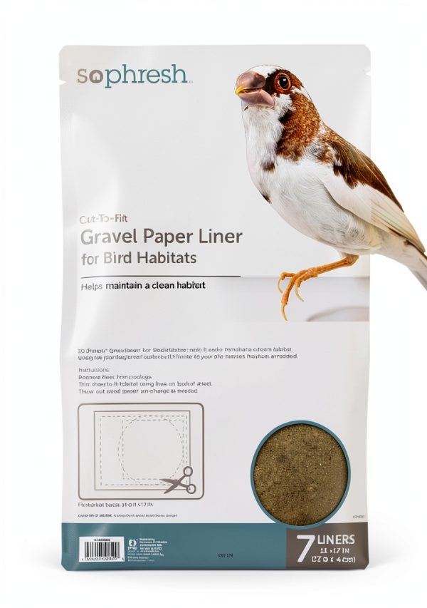 So Phresh Gravel Paper Liner Birdcage Disposable Guide Lines-0
