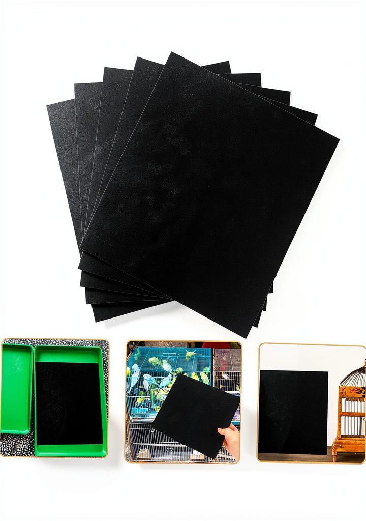 BESPORTBLE bird cage liner placed in a cage tray