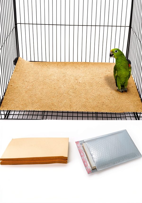 Birheatry Gravel Paper Bird Cage Litter Grit Sheets-4
