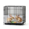 YUXin Rabbit Splash Guard Clear PVC Cage Liner Pet Supplies-6