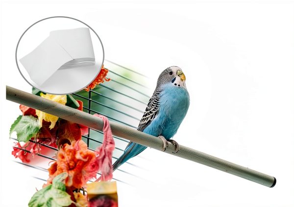 Toddmomy Bird Cage Liner Absorbent Urine Pad Replacement-3