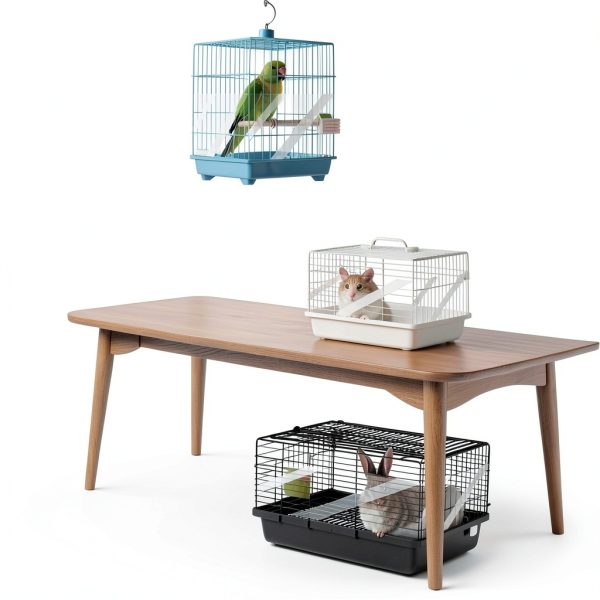 GFZ Clear PVC Cage Liner Pet Supplies Splash Proof-6