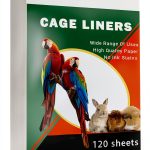 ZIQON Bird Cage Liners Non-Woven Fabric Easy Clean White-0