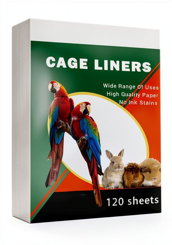 ZIQON Bird Cage Liners Non-Woven Fabric Easy Clean White-0