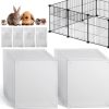 YUXin Rabbit Splash Guard Clear PVC Cage Liner Pet Supplies-0