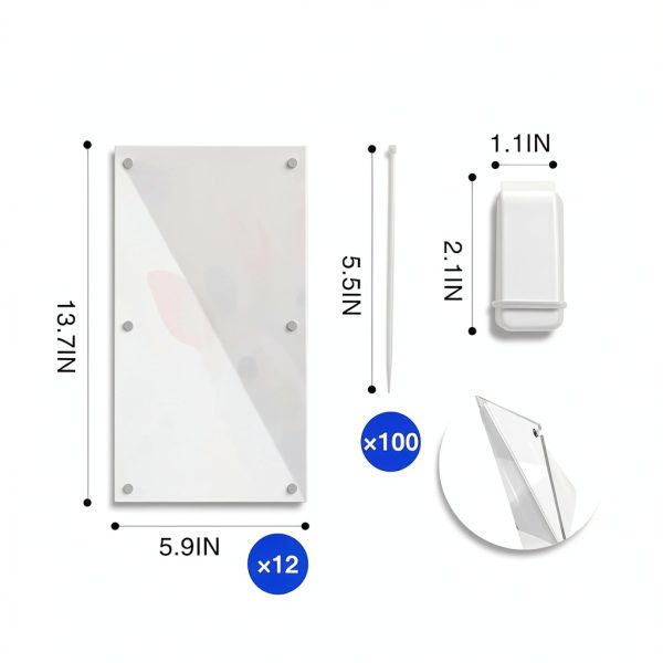 GFZ Clear PVC Cage Liner Pet Supplies Splash Proof-1