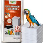 Pompet Bird Cage Liners White Super Absorbent Easy Clean-0