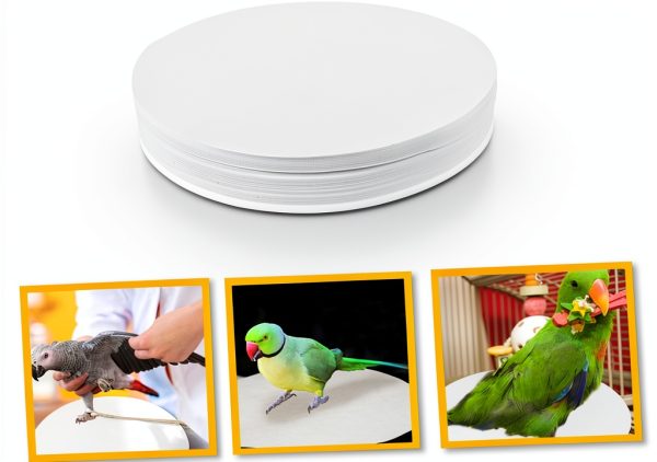 FONDOTIN Bird Cage Liners Disposable Paper Parakeet Supplies-1