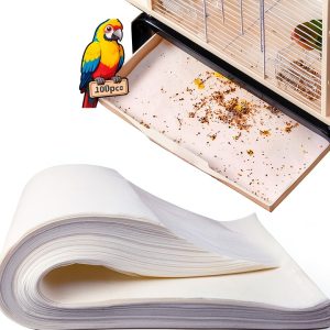 Lesimnky Bird Cage Liners Non-Woven Fabric Absorbent-0