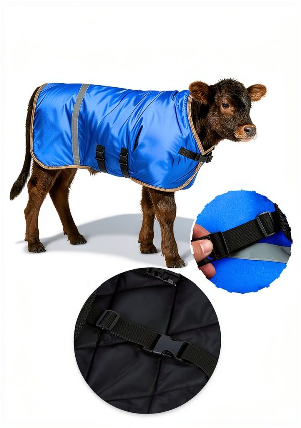 ZRSCHYG Fleece Lined Calf Blanket Waterproof Windproof-2
