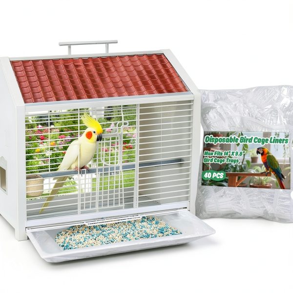 RAINFLOW Disposable Cage Liners Plastic Odorless Small Pets-5
