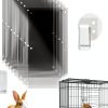 GFZ Clear PVC Cage Liner Pet Supplies Splash Proof-0