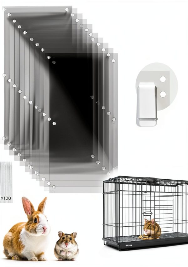 GFZ Clear PVC Cage Liner Pet Supplies Splash Proof-0