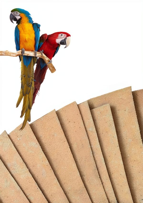 Dnoifne Bird Cage Sandpaper Liner Natural Sea Sand Easy-1