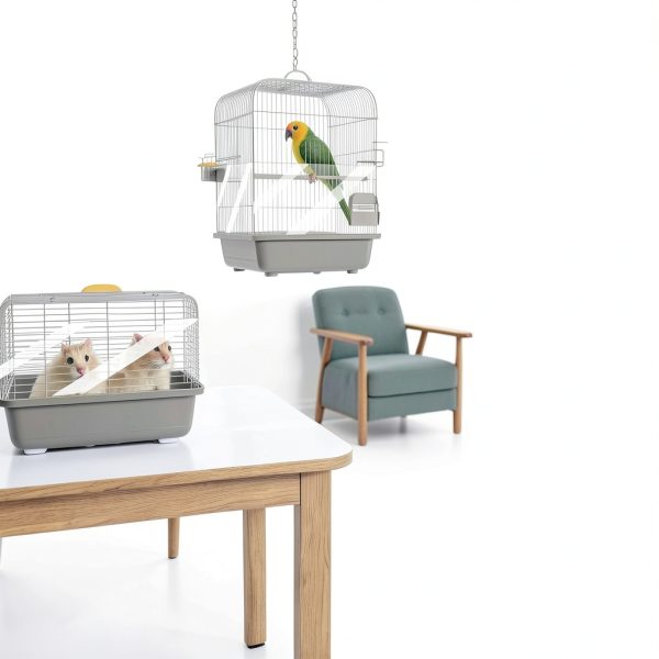 GFZ Clear PVC Cage Liner Pet Supplies Splash Proof-5