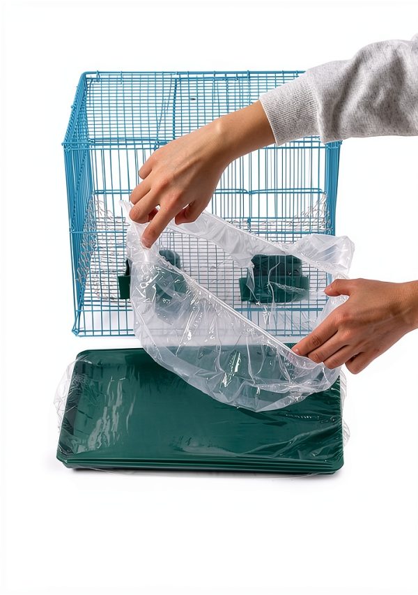 Niwaes Disposable Bird Cage Liners Plastic Leak-Proof Design-3