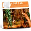 Yardwe Bird Cage Liner White Urine Paper Pad Pet Supplies-7