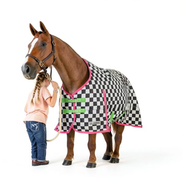 Jeffers Horse Blanket Waterproof Breathable Checkered Design-2
