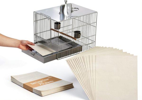 ZYF Cage Liner Bird Cage Mat Non-Woven Fabric 70 Sheets-0