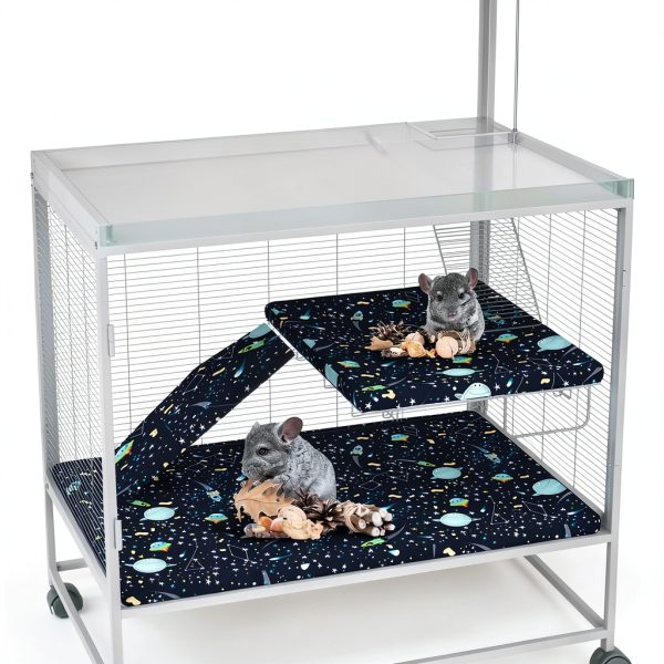 YKD Pet Birdcage Liners Ferret Nation Cage Waterproof-1