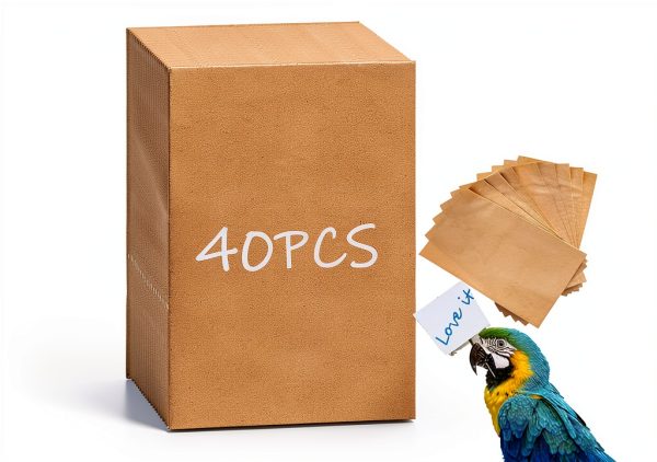 Birheatry Gravel Paper Bird Cage Litter Grit Sheets-0