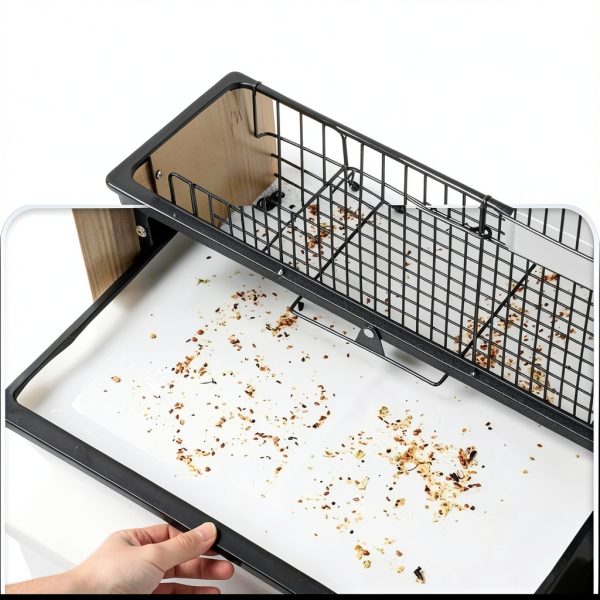 ZIQON Bird Cage Liners Non-Woven Fabric Easy Clean White-3