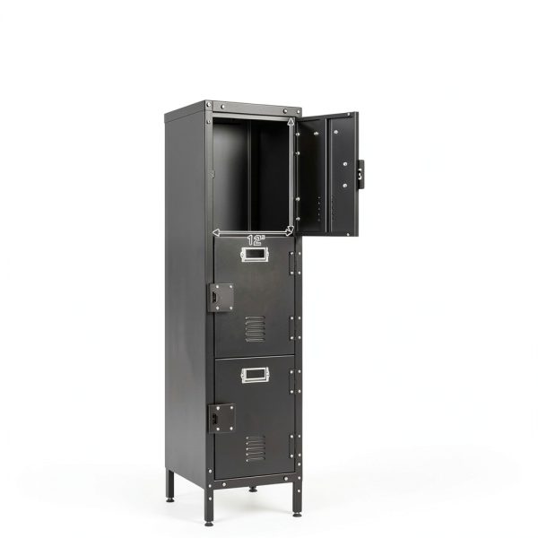 Steel Storage Locker LISSIMO Retro Floor‑Mount-2