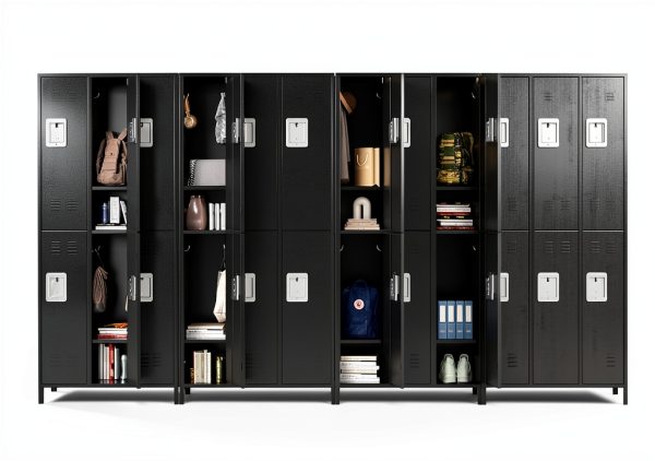 Metal Locker Fesbos 6 Door Steel Storage Cabinet-6
