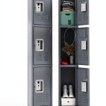Metal Locker AQY 3 Door Steel Storage for Gym-0