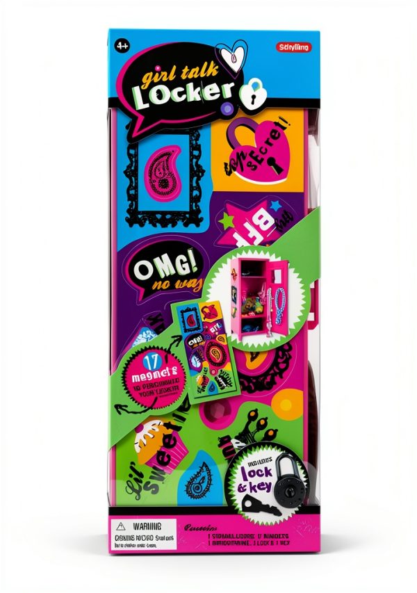 Schylling Metal Locker Kids Durable Steel Storage-4