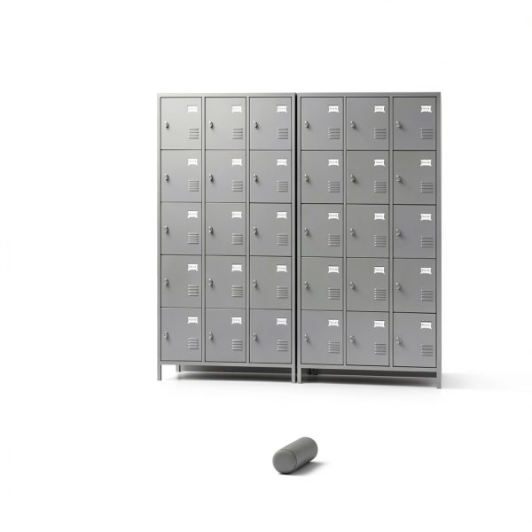 METAN 15 Door Light Grey Metal Locker for Home Office-1