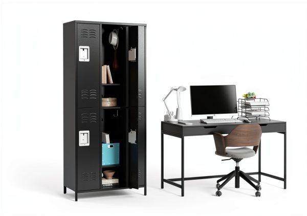 Metal Locker Fesbos 6 Door Steel Storage Cabinet-7