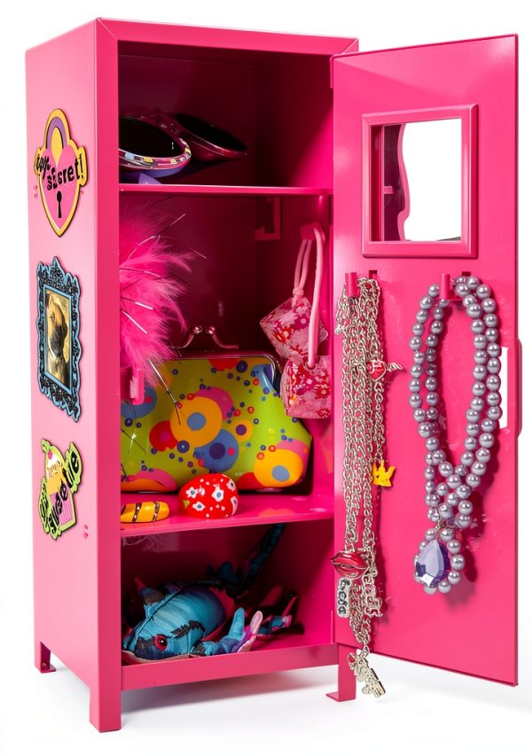 Schylling Metal Locker Kids Durable Steel Storage-0