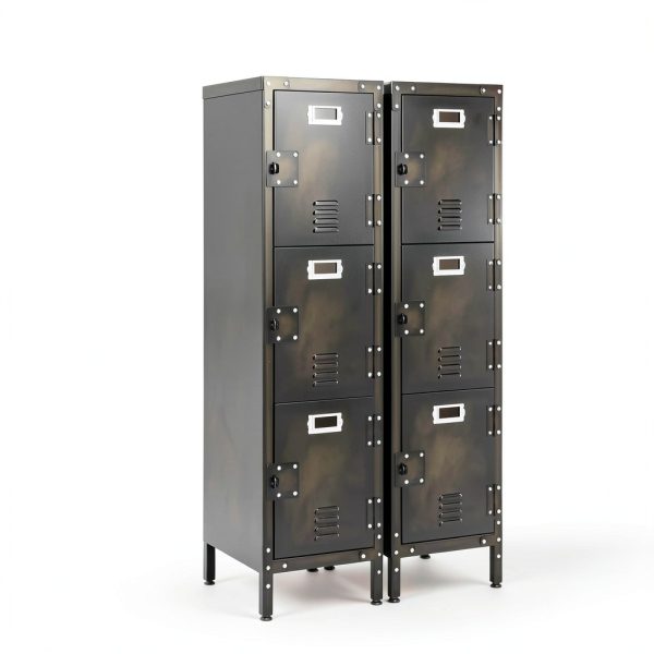 Steel Storage Locker LISSIMO Retro Floor‑Mount-6