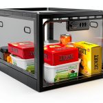 Lockable Storage Box BOMKVIN 3.6 Gallon Black Model 08-0
