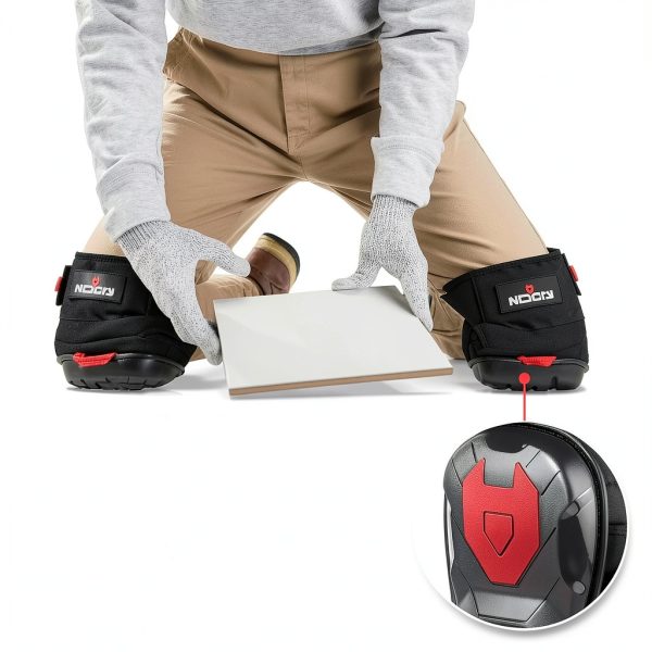 Knee Pads NoCry Work for Men with Ankle Support Gel Cushion-7