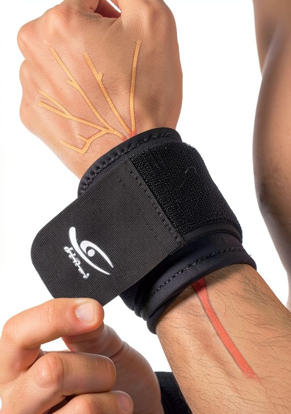 Wrist Compression Strap HiRui 2-Pack Adjustable Brace for Relief-0