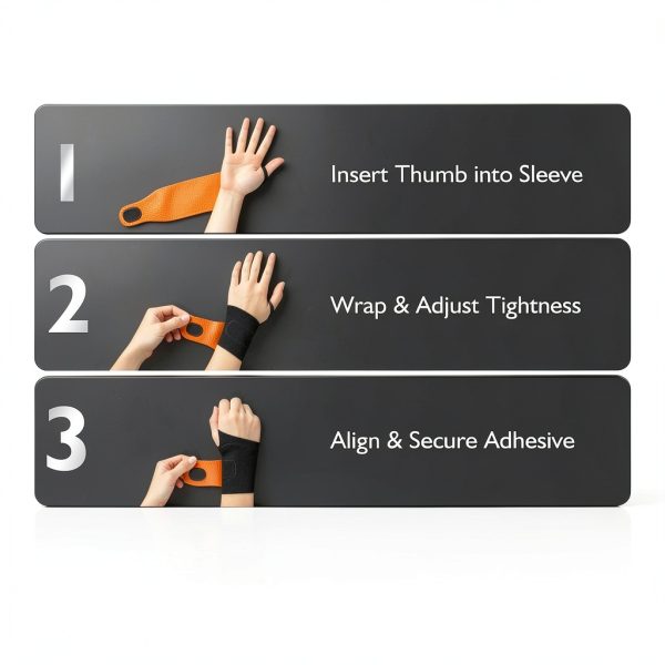Adjustable Wrist Brace DR.SPRING Large Gray with Breathable Fabric-7