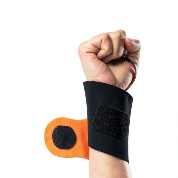 Adjustable Wrist Brace DR.SPRING Large Gray with Breathable Fabric-3