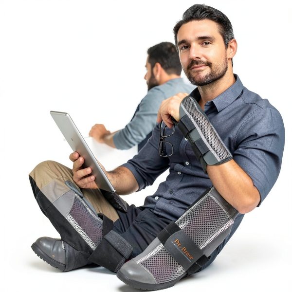 DR. BRACE Adjustable Wrist Brace for Carpal Tunnel S/M Right Hand Grey-3