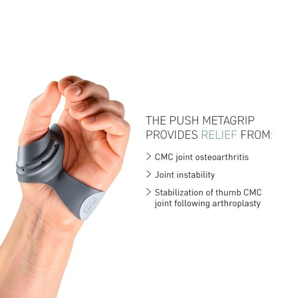 Thumb Brace PUSH MetaGrip CMC Arthritis Relief Adjustable Medium Right-1