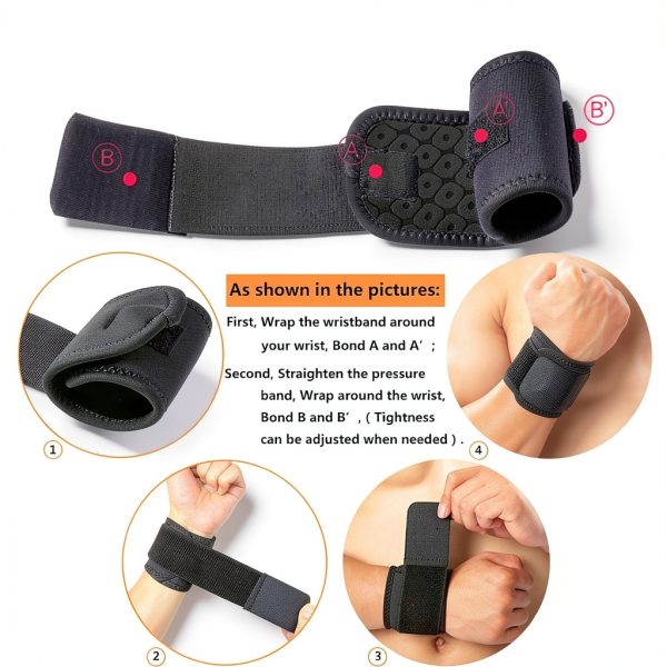 Wrist Brace AMYONE 2 PACK Wraps Carpal Tunnel Relief Starry Sky Black-2